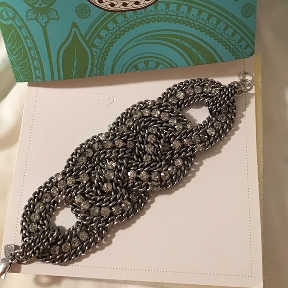 Stella and Dot Petra braided bracelet and earrings - Picture 6 of 8